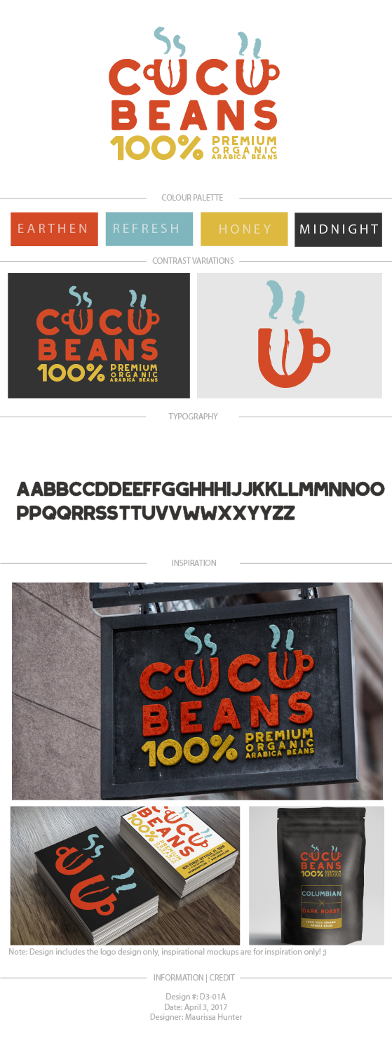 Logo-Design von Maurissahunter für CUCU BEANS | Design #14314436