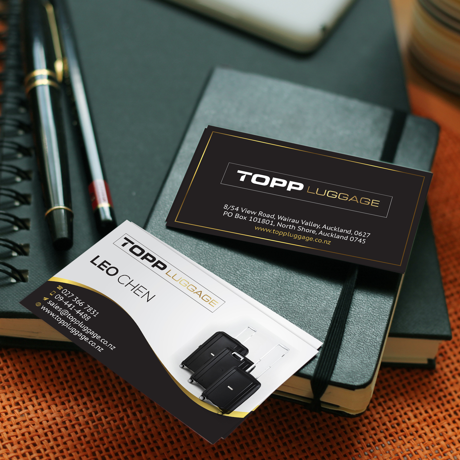 Business Card Design by Dezine Expert for Topp Luggage | Design #14116081