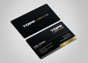 Business Card Design by INDIAN_Ashok for Topp Luggage | Design: #14203109