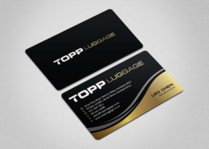 Business Card Design by INDIAN_Ashok for Topp Luggage | Design: #14203113