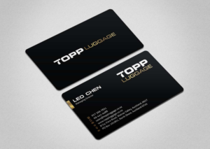 Business Card Design by INDIAN_Ashok for Topp Luggage | Design: #14203115