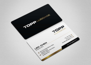 Business Card Design by INDIAN_Ashok for Topp Luggage | Design: #14203119