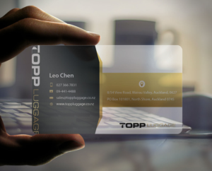Business Card Design by Riz' for Topp Luggage | Design: #14153686