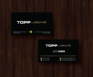 Business Card Design by JK18 for Topp Luggage | Design: #14109879