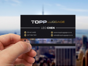 Business Card Design by JK18 for Topp Luggage | Design: #14137251