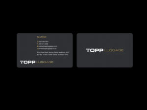 Business Card Design by Creations Box 2015 for Topp Luggage | Design: #14122536