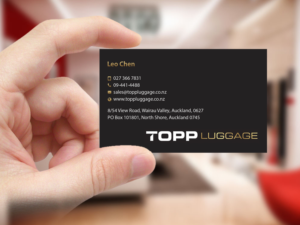 Business Card Design by Creations Box 2015 for Topp Luggage | Design: #14122539