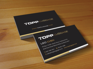 Business Card Design by Creations Box 2015 for Topp Luggage | Design: #14122544