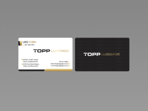Business Card Design by Creations Box 2015 for Topp Luggage | Design: #14122545