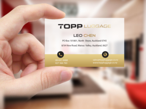 Business Card Design by Creations Box 2015 for Topp Luggage | Design: #14122546