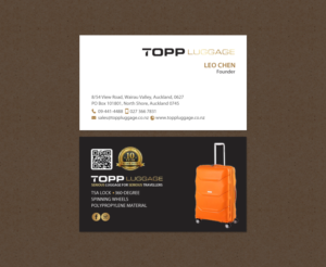 Business Card Design by chandrayaan.creative for Topp Luggage | Design: #14138882