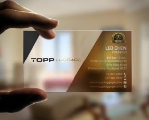 Business Card Design by chandrayaan.creative for Topp Luggage | Design: #14138913