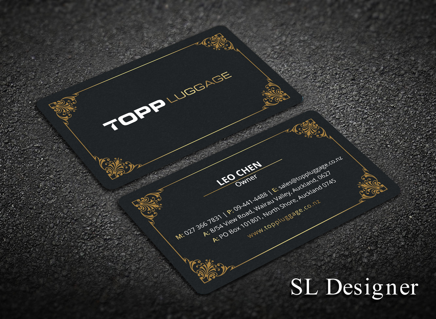 Business Card Design by SL Designer for Topp Luggage | Design #14119811