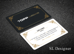 Business Card Design by SL Designer for Topp Luggage | Design: #14119812