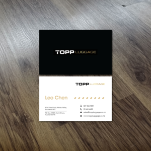 Business Card Design by GMWIRE for Topp Luggage | Design: #14220422