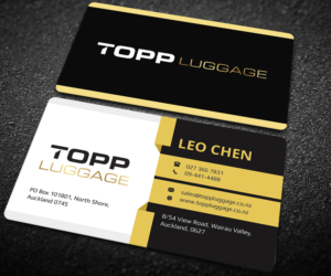 Business Card Design by Graphic Flame for Topp Luggage | Design: #14130974