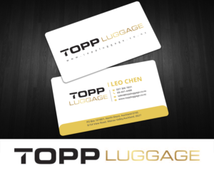 Business Card Design by Graphic Flame for Topp Luggage | Design: #14138680