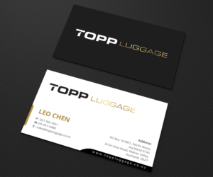 Business Card Design by Graphic Flame for Topp Luggage | Design: #14138683