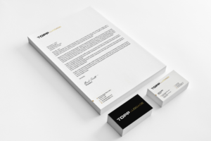 Business Card Design by Sarah Mathews for Topp Luggage | Design: #14109450