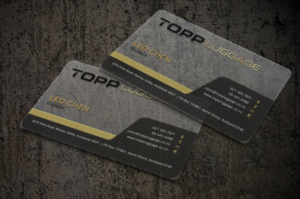 Business Card Design by Sarah Mathews for Topp Luggage | Design: #14135300