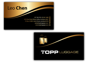 Business Card Design by Olga_artbox for Topp Luggage | Design: #14189340