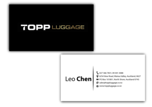 Business Card Design by Olga_artbox for Topp Luggage | Design: #14189352