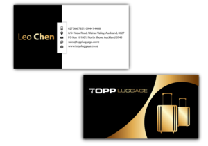 Business Card Design by Olga_artbox for Topp Luggage | Design: #14189353