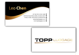 Business Card Design by Olga_artbox for Topp Luggage | Design: #14189354