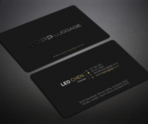 Business Card Design by Guruje for Topp Luggage | Design: #14180002