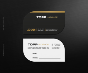 Business Card Design by logodentity for Topp Luggage | Design: #14120981