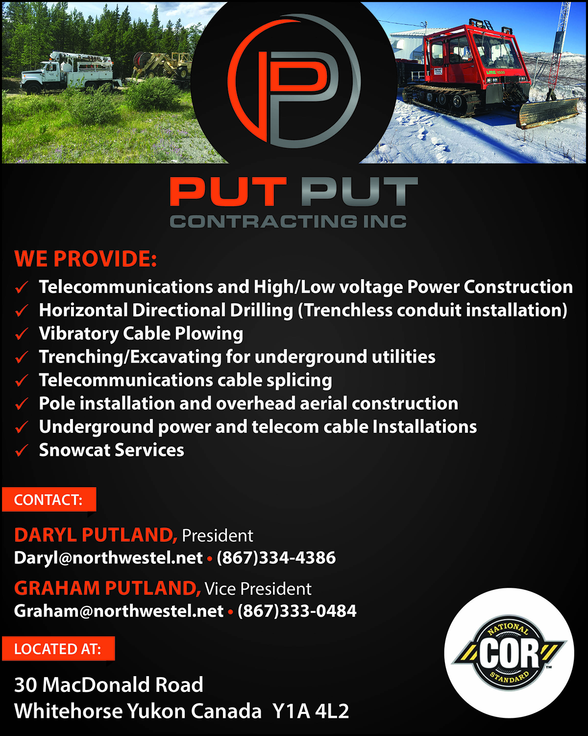 Advertisement Design by Naveen Gupta for Put Put Contracting Inc | Design #14215016