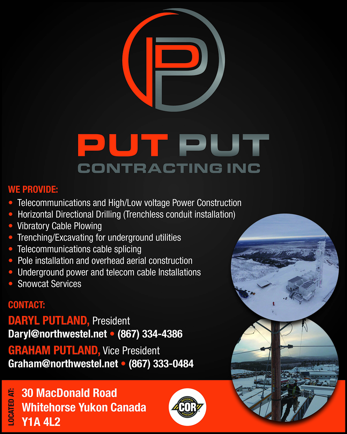 Advertisement Design by Naveen Gupta for Put Put Contracting Inc | Design #14217083