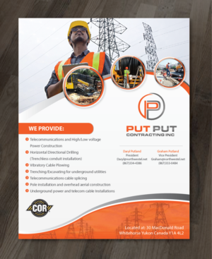 Werbe-Design von alex989 für Put Put Contracting Inc | Design: #14106819