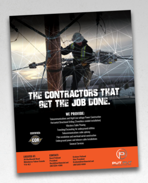 Werbe-Design von andrew3344 für Put Put Contracting Inc | Design: #14165188