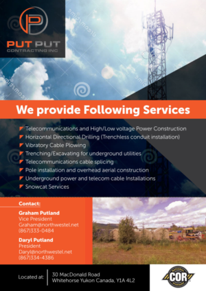 Advertisement Design by Black Stallions Impressive Solutions for Put Put Contracting Inc | Design #14118516