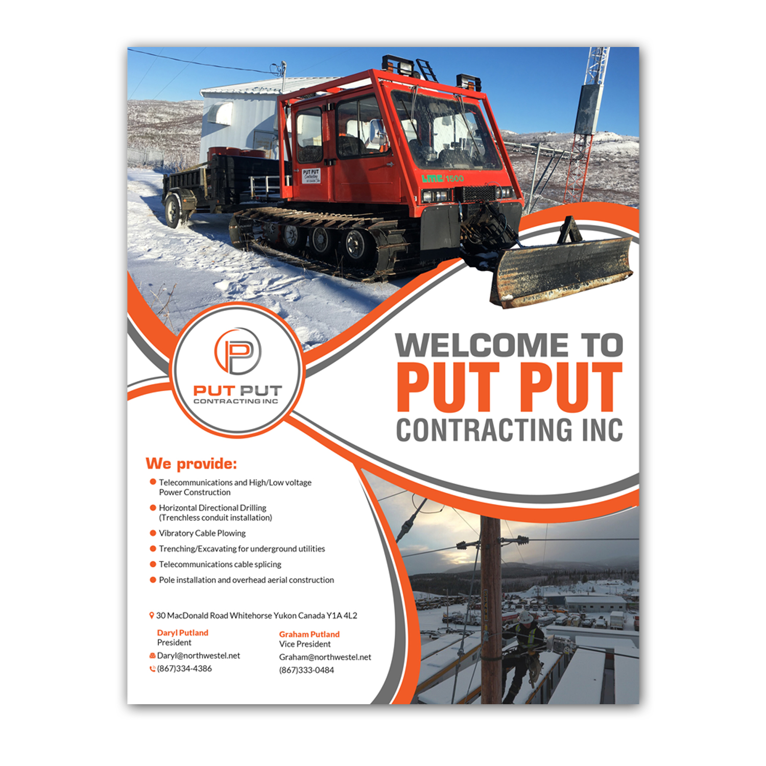 Advertisement Design by creative.bugs for Put Put Contracting Inc | Design #14158251