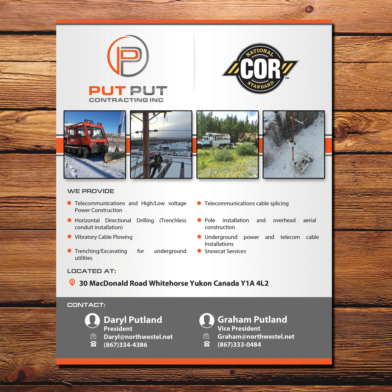 Advertisement Design by creative.bugs for Put Put Contracting Inc | Design #14158470