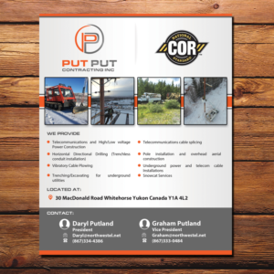 Werbe-Design von creative.bugs für Put Put Contracting Inc | Design: #14158470