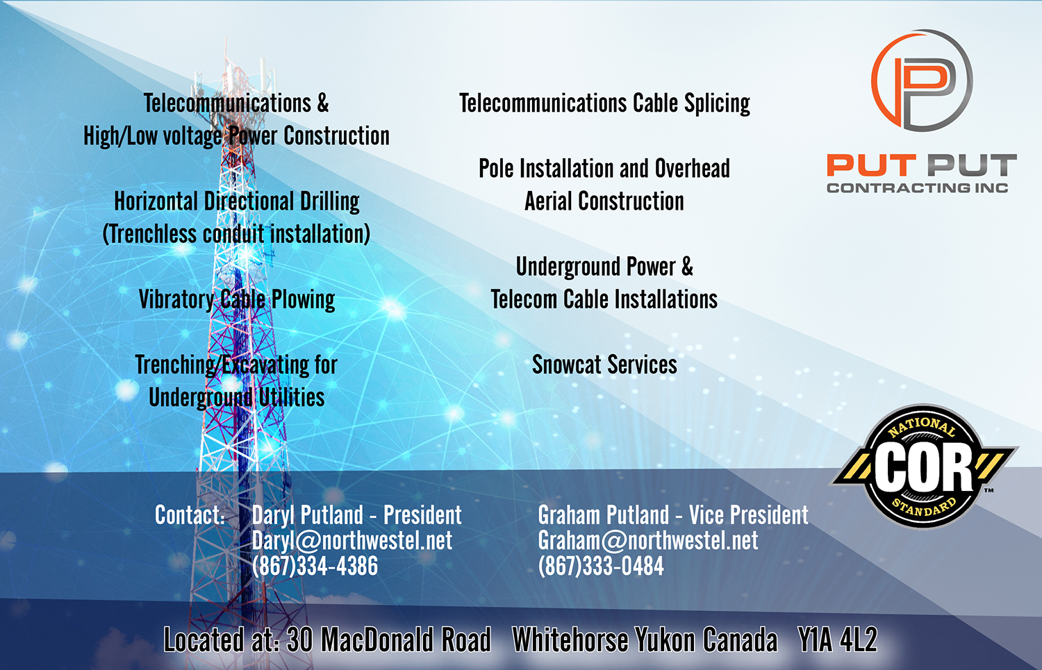 Werbe-Design von Martin Alonso für Put Put Contracting Inc | Design #14115603