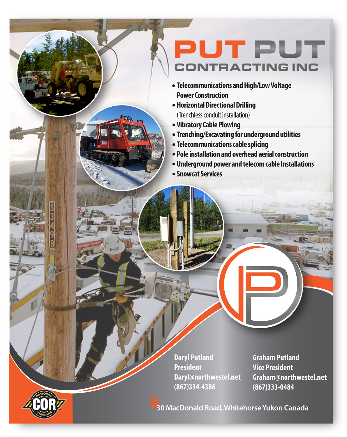 Advertisement Design by dsbgraphics for Put Put Contracting Inc | Design #14208298