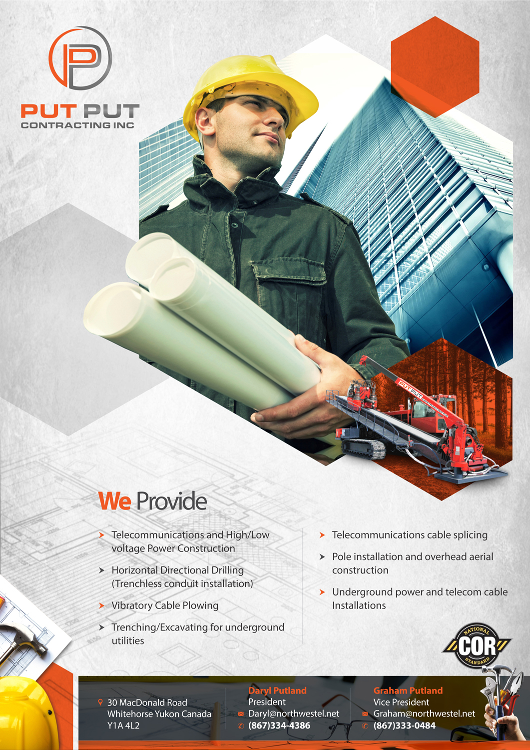 Diseño Publicitario por Marketing Wings para Put Put Contracting Inc | Diseño #14145067