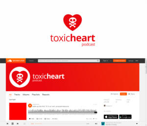 Toxic Heart Podcast | Logo Design by Gree™