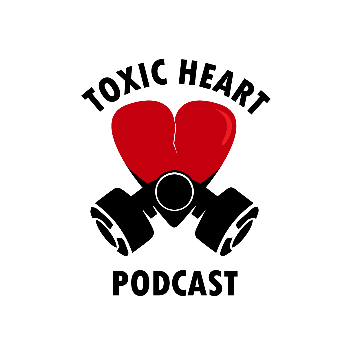 Logo Design by Luis Alejandro Santos for Toxic Heart Podcast | Design #14205148