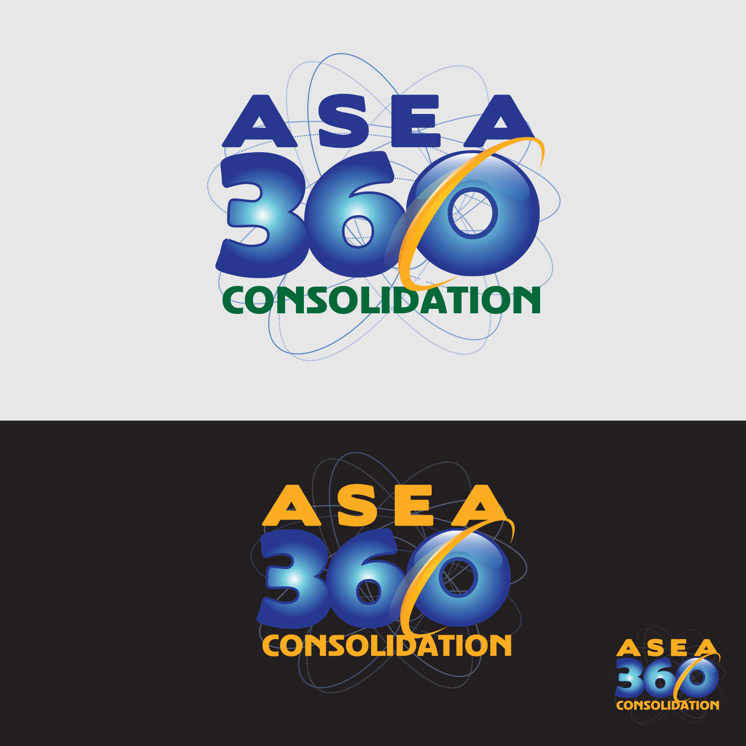 Logo Design by Soula Vetter for Asea 360 Consolidation  | Design #14145267
