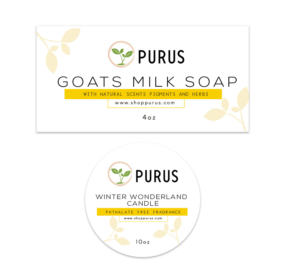 Label Design by Elizaa for PURUS LLC | Design #14231662
