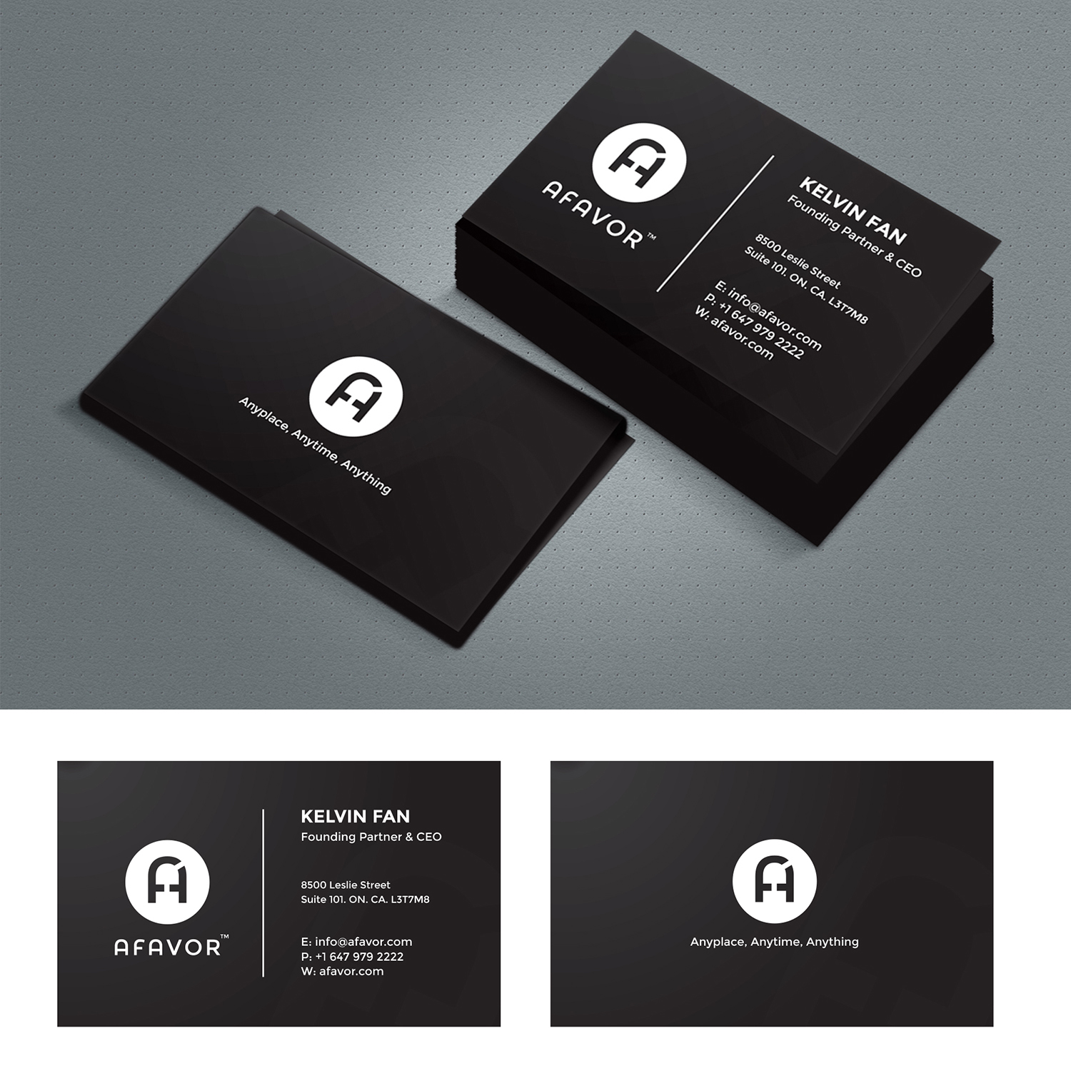 Business Card Design by Pixtech IT Services for AFAVOR | Design #14173355
