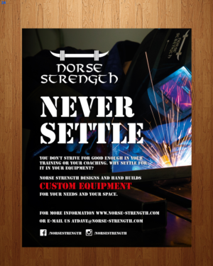 Flyer Design by uniquedesign10 for Norse Strength | Design: #14125165