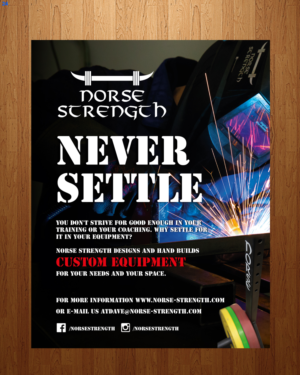 Flyer Design by uniquedesign10 for Norse Strength | Design: #14125328