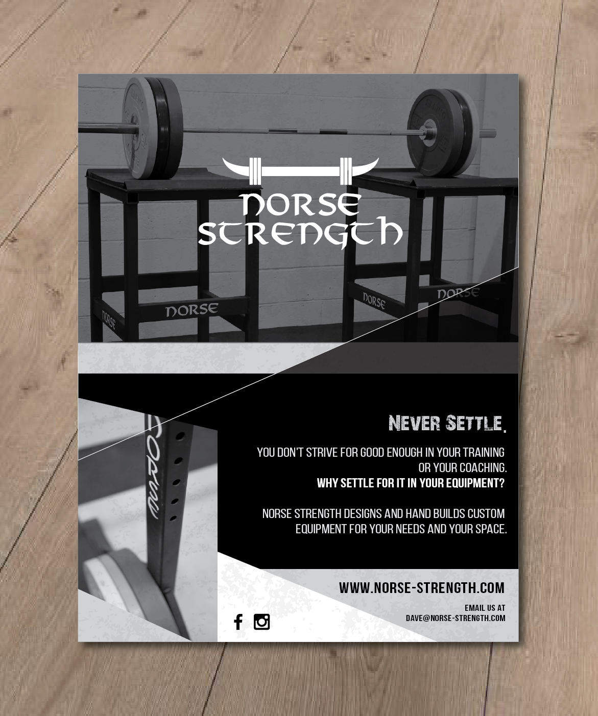 Flyer Design by alex989 for Norse Strength | Design #14139254