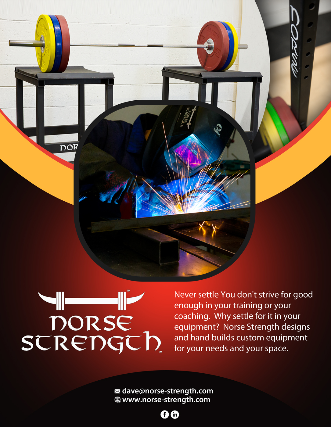 Flyer Design by Gfx.26™ for Norse Strength | Design #14117751